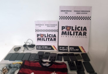 Homem é preso após furtar moto e várias lojas no centro de Tangará